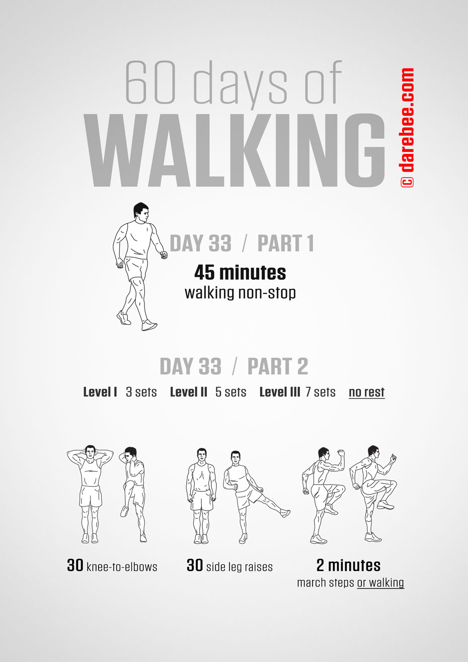 60 Days of Walking by DAREBEE