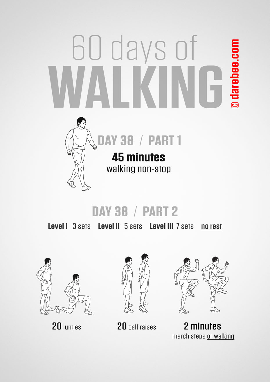 60 Days of Walking by DAREBEE