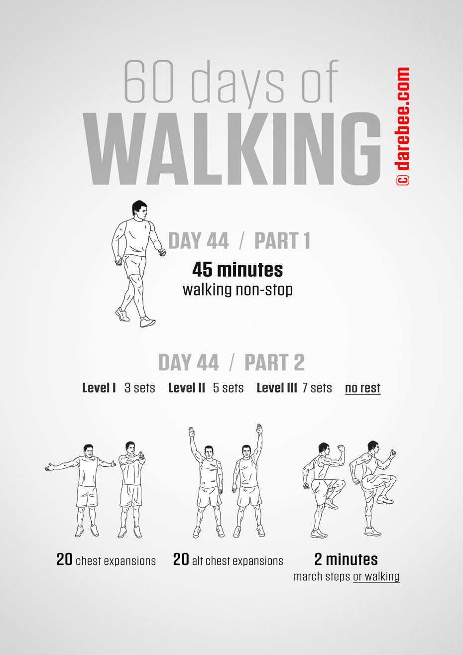 60 Days of Walking by DAREBEE