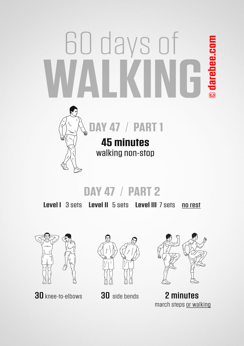 60 Days of Walking by DAREBEE