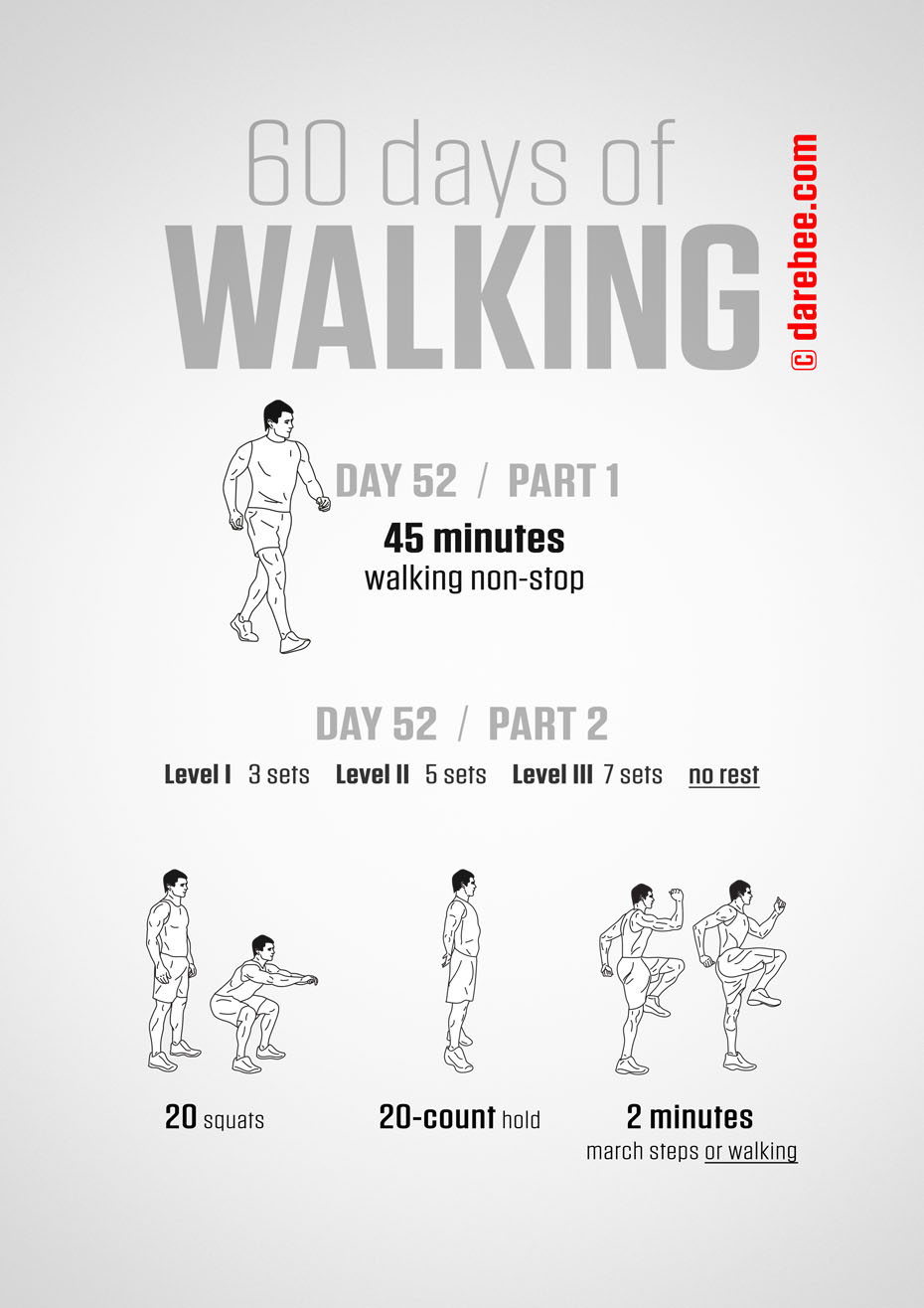 60 Days of Walking by DAREBEE