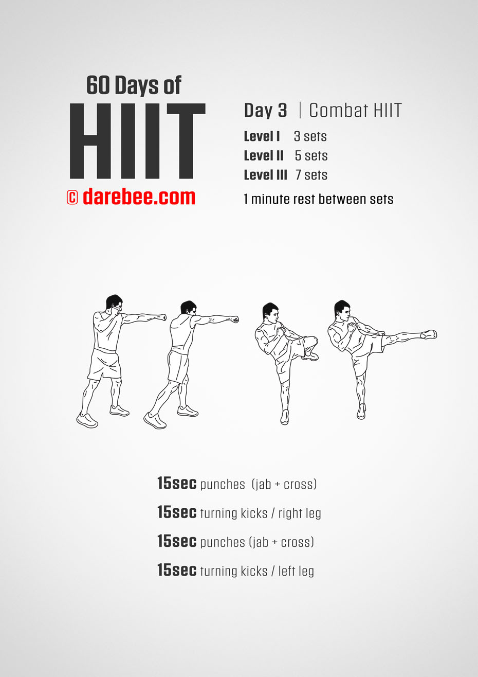 60 Days of HIIT by DAREBEE