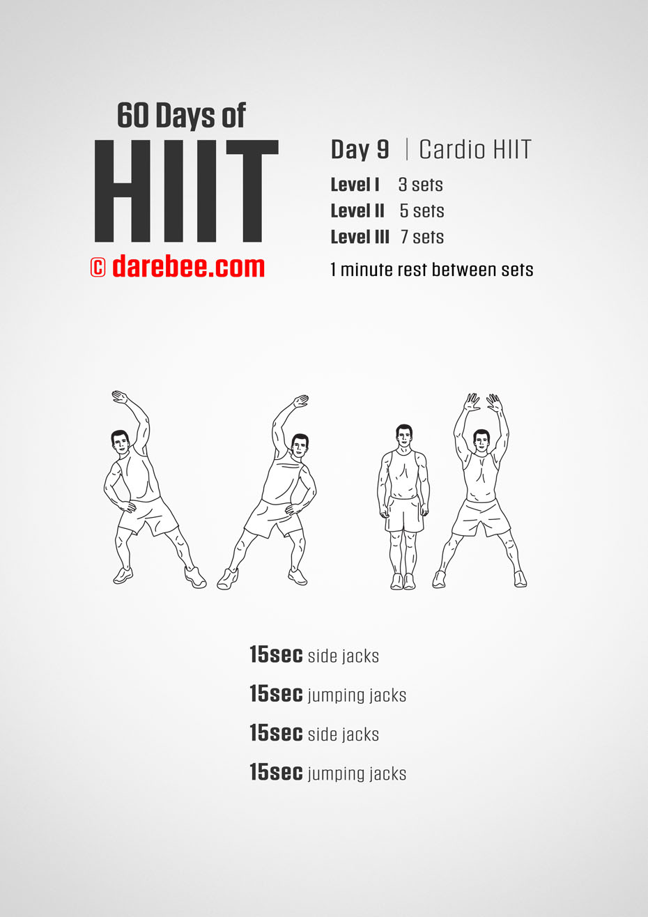 60 Days of HIIT by DAREBEE