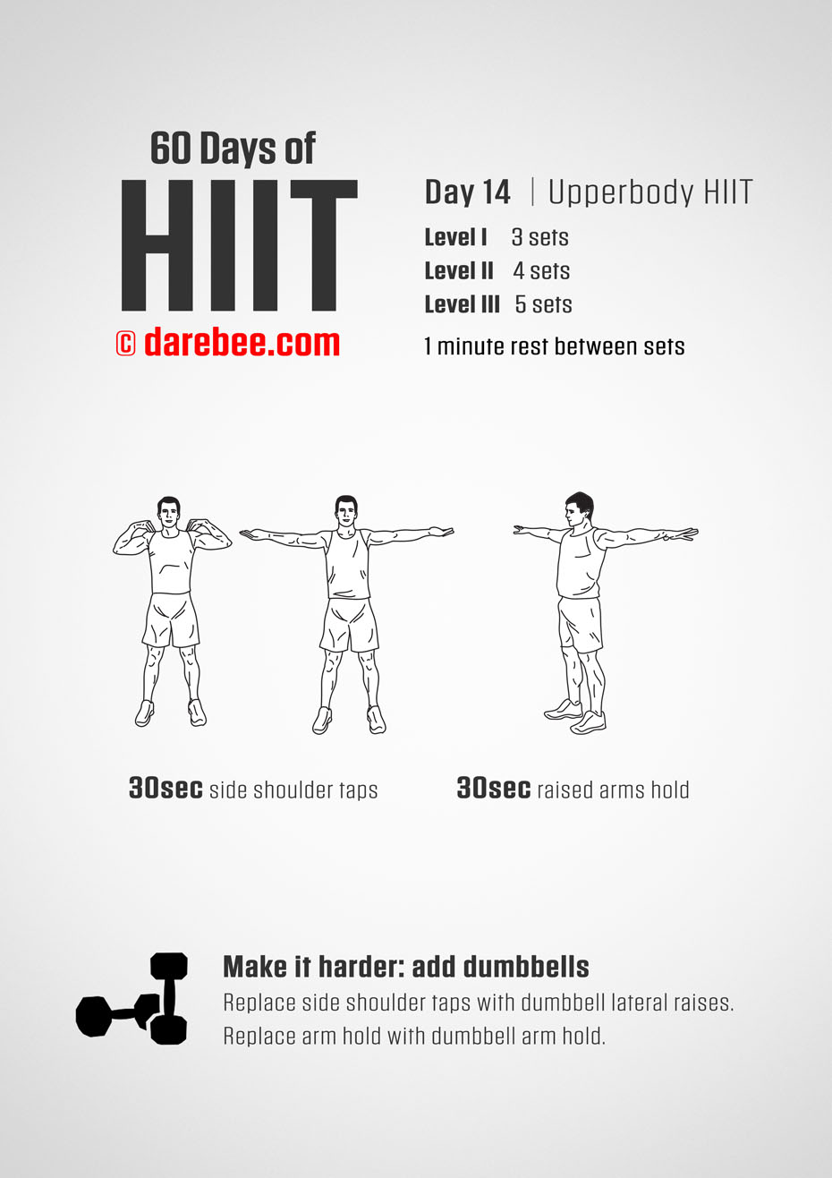 60 Days of HIIT by DAREBEE