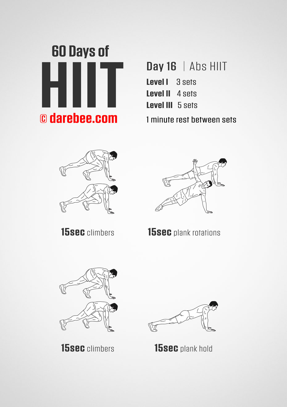 60 Days of HIIT by DAREBEE