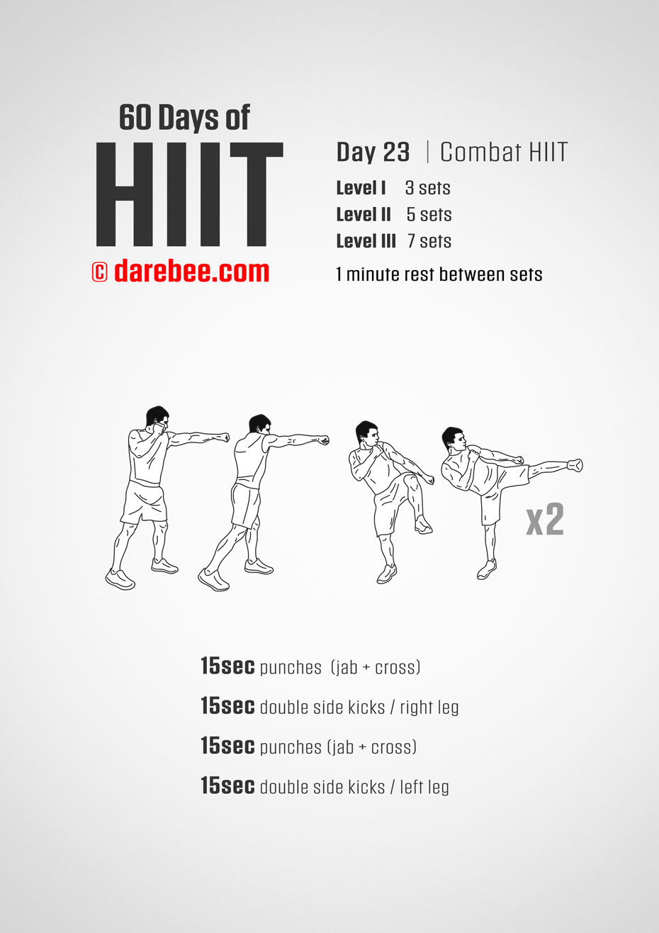 60 Days of HIIT by DAREBEE