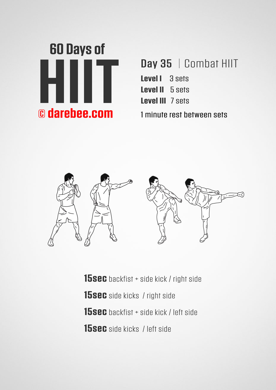 60 Days of HIIT by DAREBEE