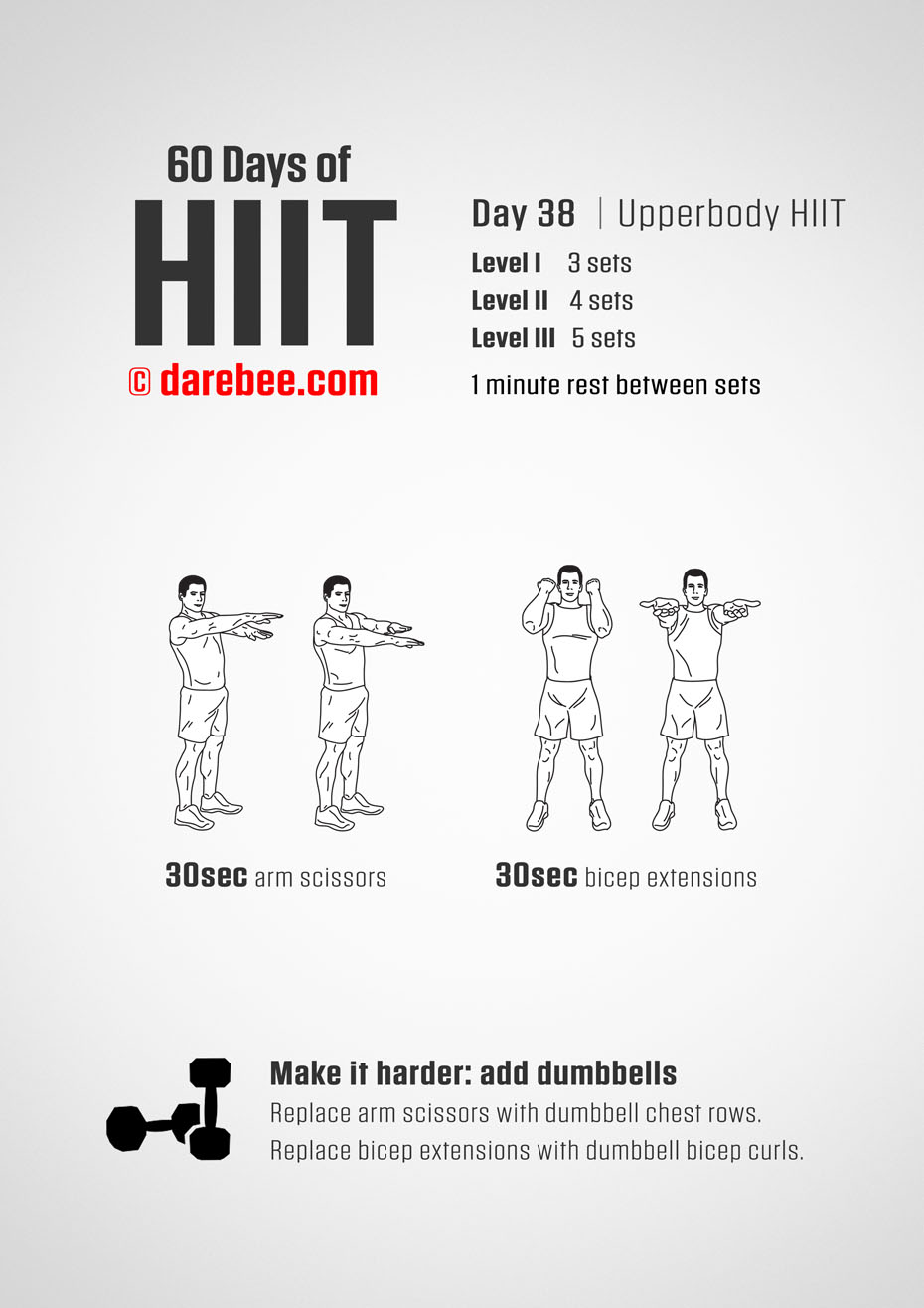 60 Days of HIIT by DAREBEE