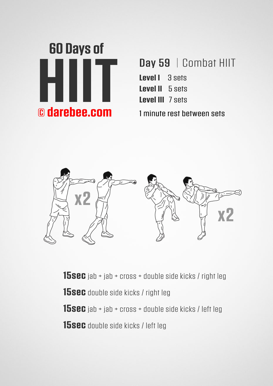 60 Days of HIIT by DAREBEE