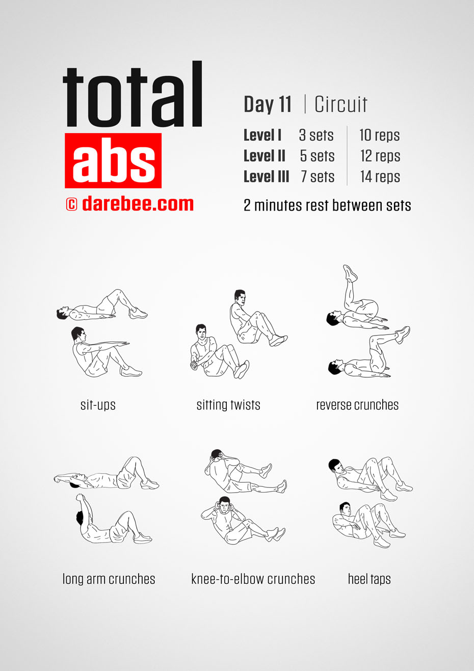 Total Abs 30 Day Program by DAREBEE