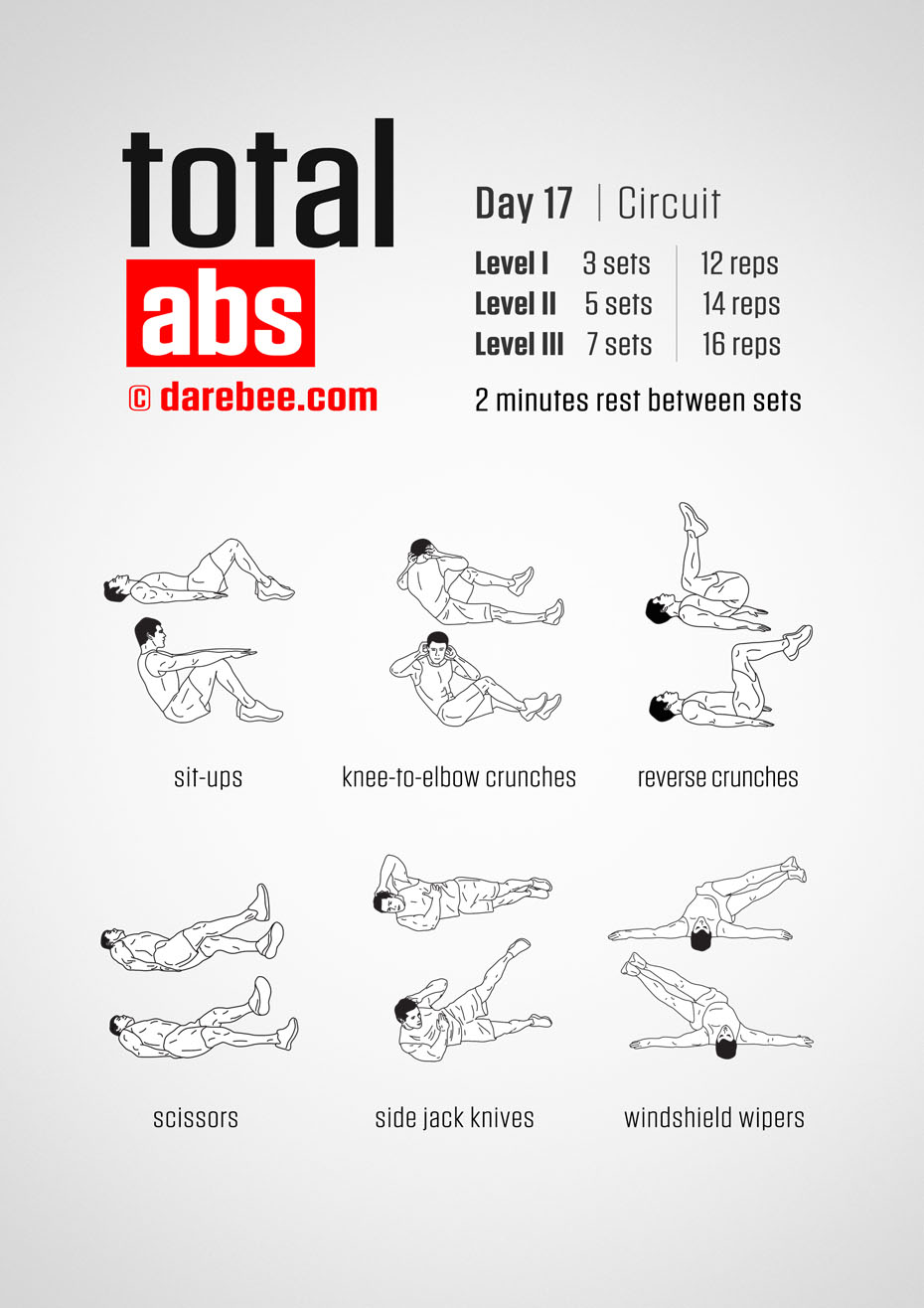 Total Abs 30 Day Program by DAREBEE