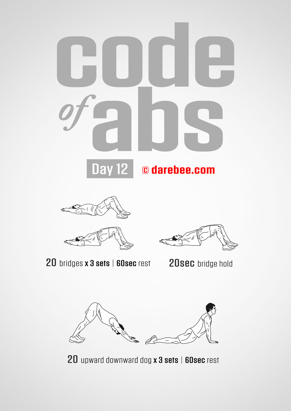 Abs Fitness Program by DAREBEE