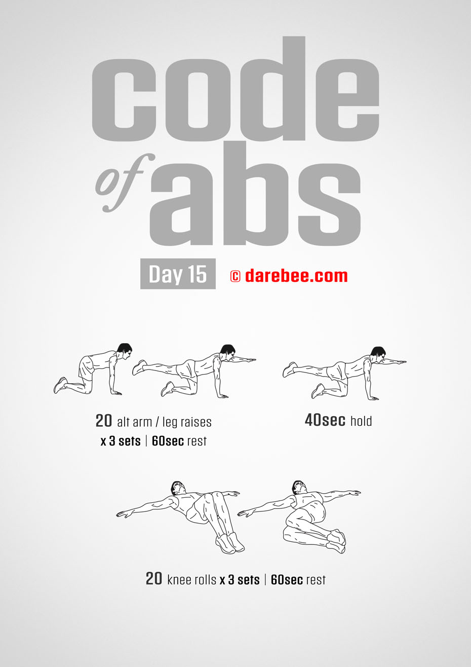 Abs Fitness Program by DAREBEE