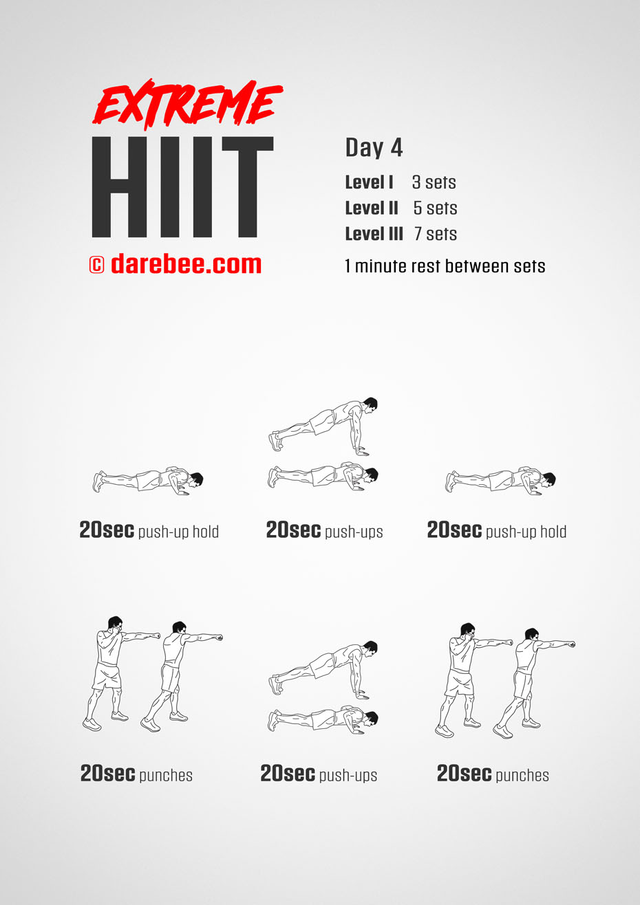 Extreme HIIT by DAREBEE