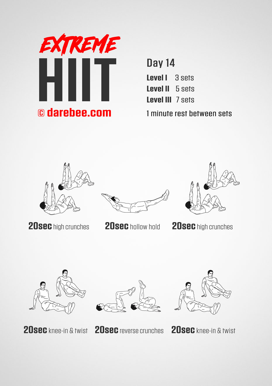 Extreme HIIT by DAREBEE