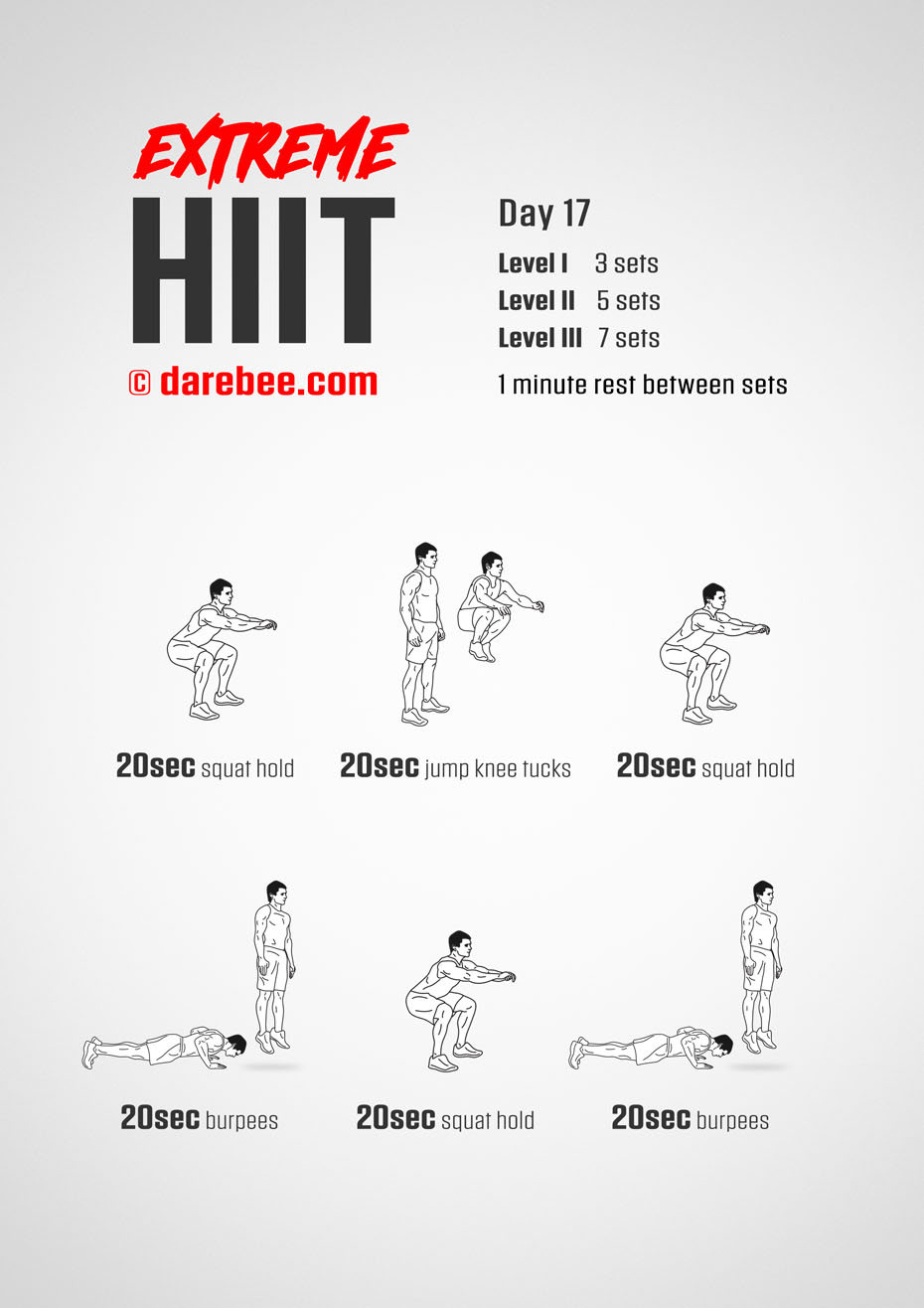 Extreme HIIT by DAREBEE