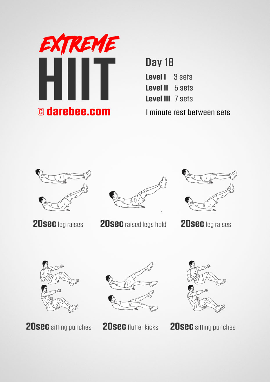 Extreme HIIT by DAREBEE