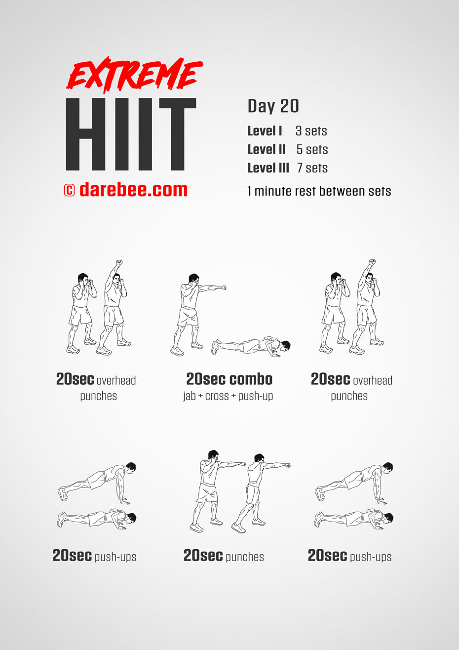 Extreme HIIT by DAREBEE