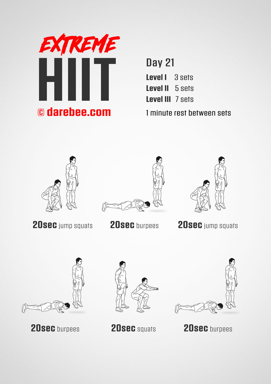 Extreme HIIT by DAREBEE