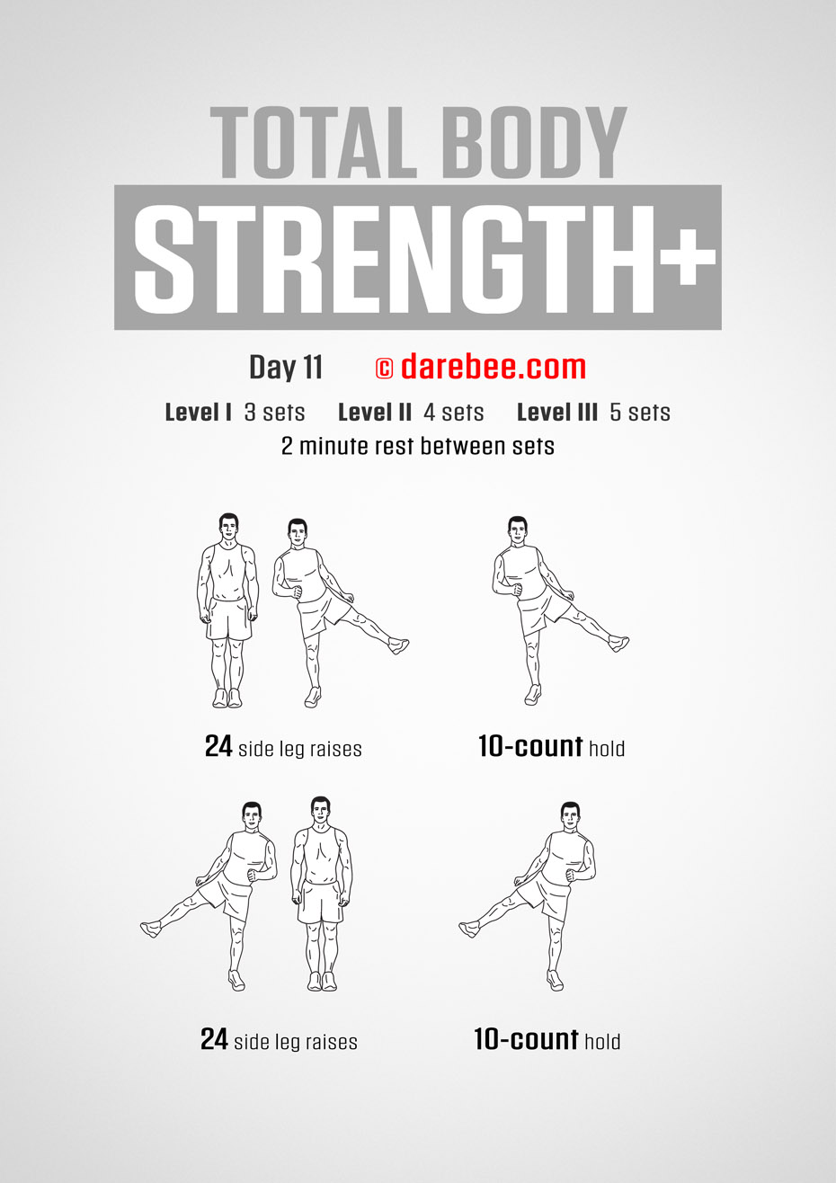 Total Body Strength Plus 30 Day Program by DAREBEE