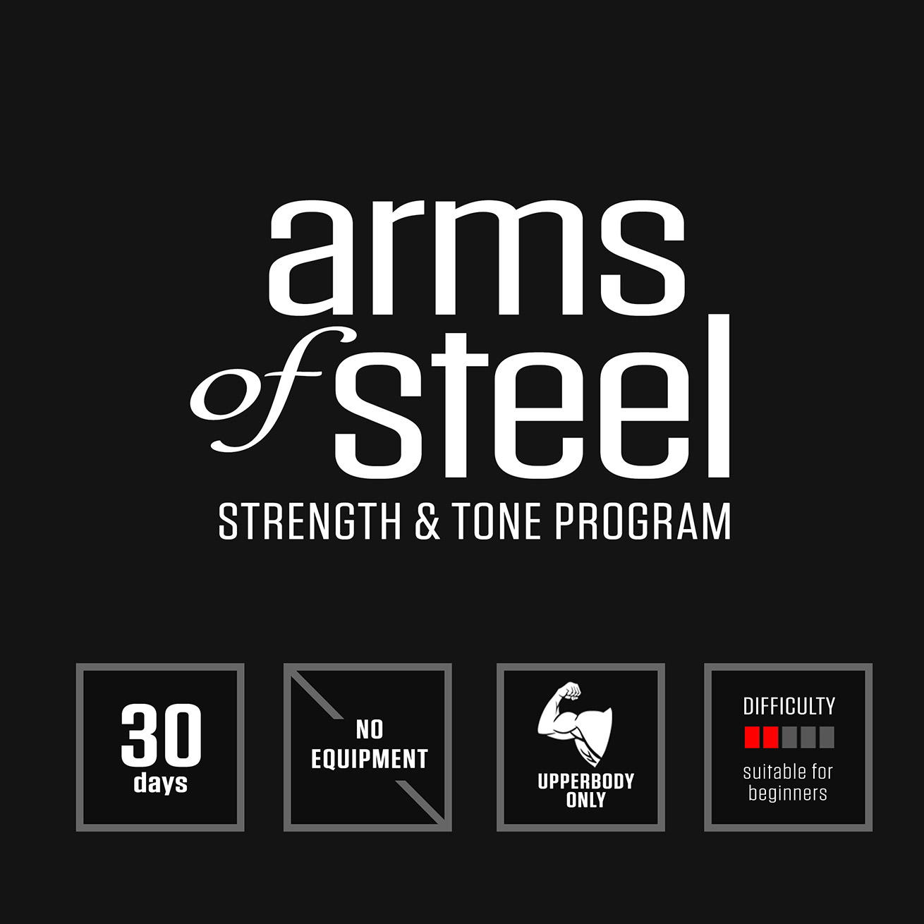 Arms of Steel - Upperbody Program by DAREBEE