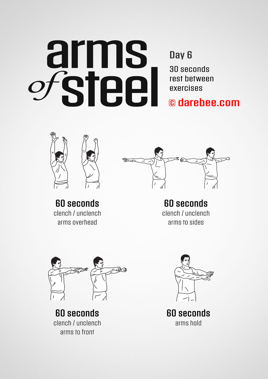 Arms of Steel - Upperbody Program by DAREBEE