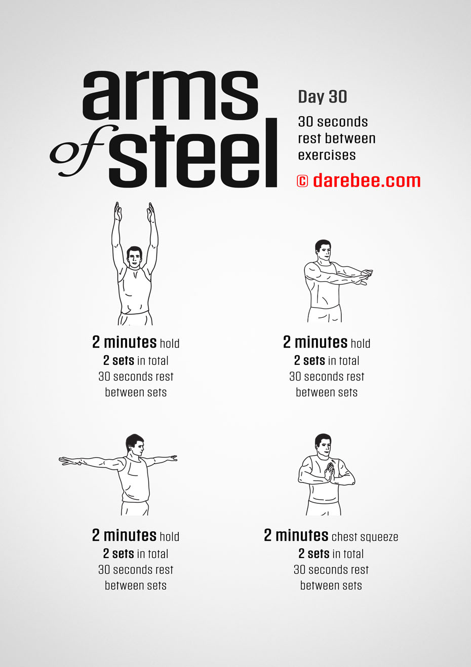 Arms of Steel - Upperbody Program by DAREBEE