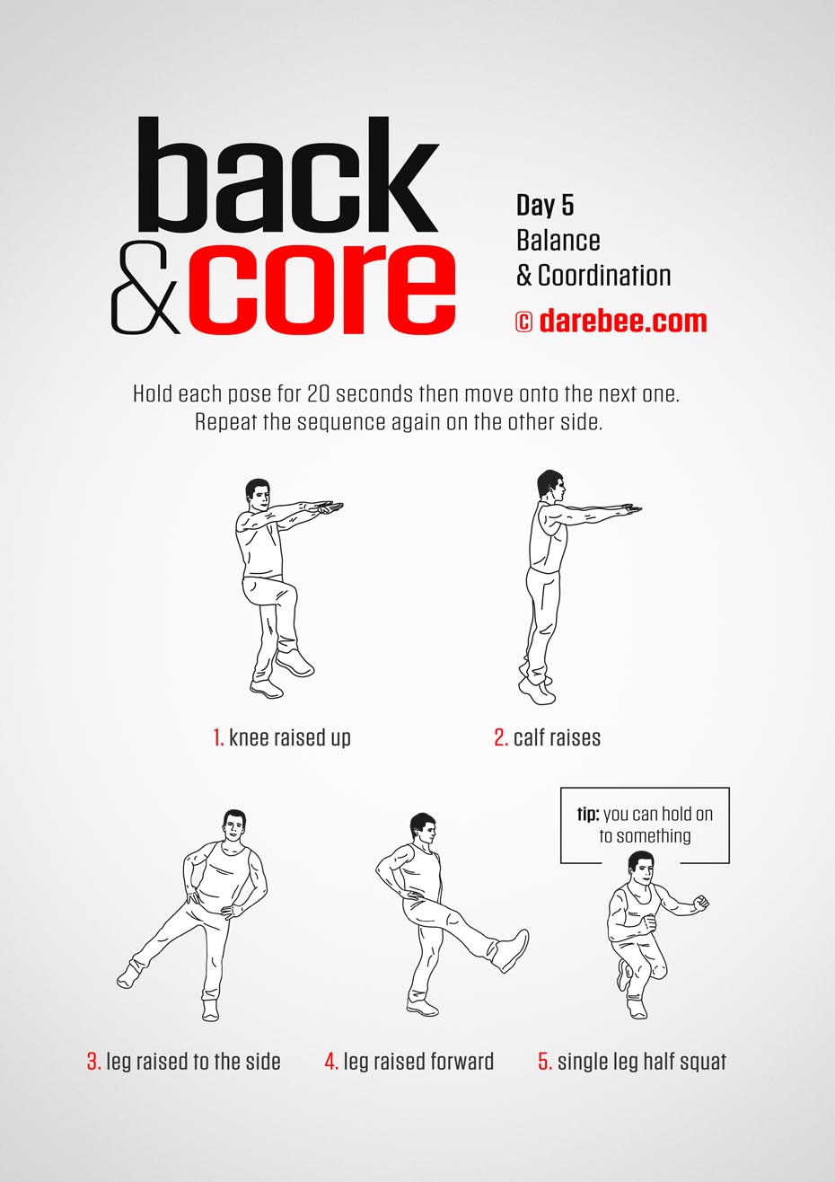 Back and Core - 30 Day Program by DAREBEE