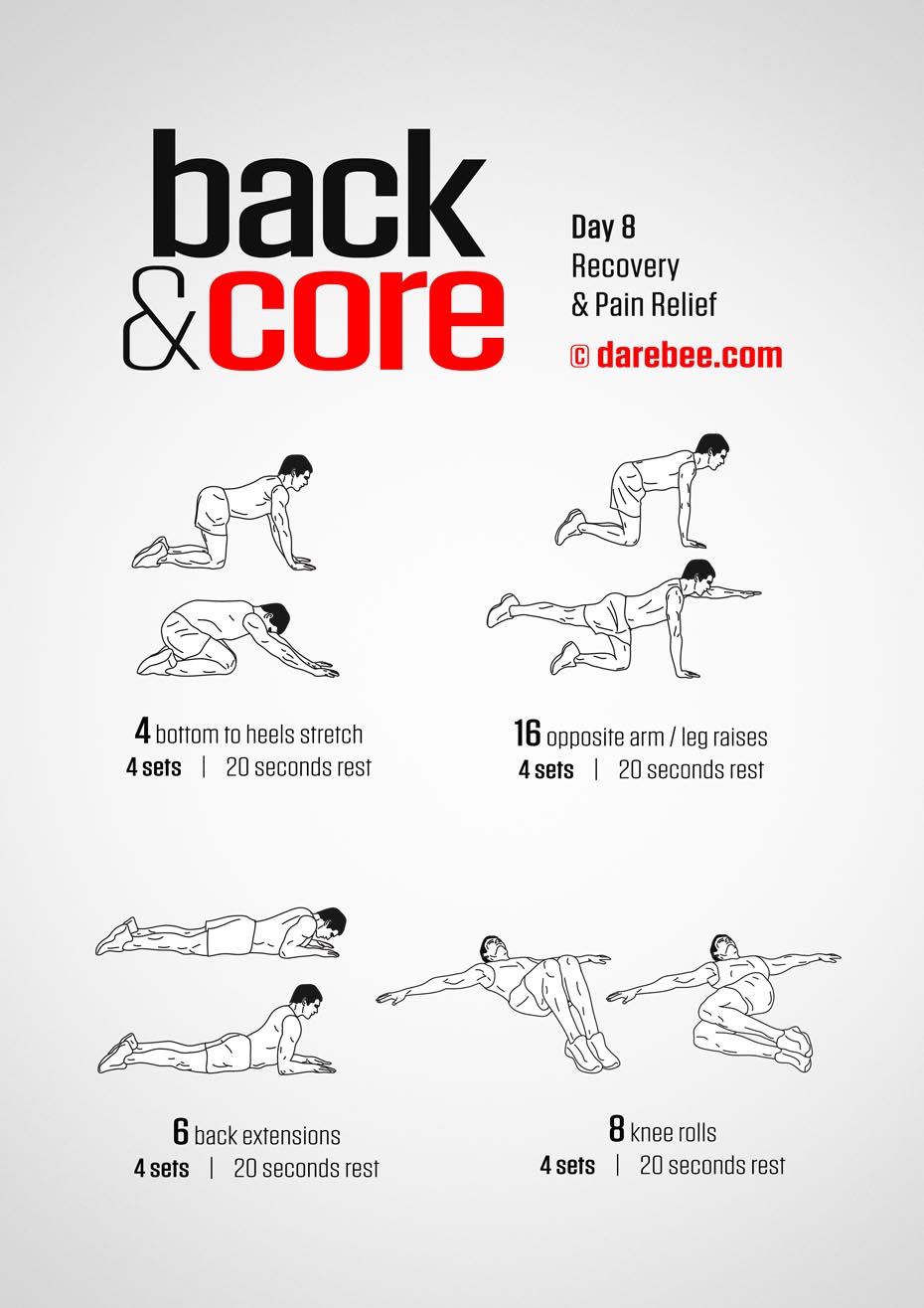 Back and Core - 30 Day Program by DAREBEE