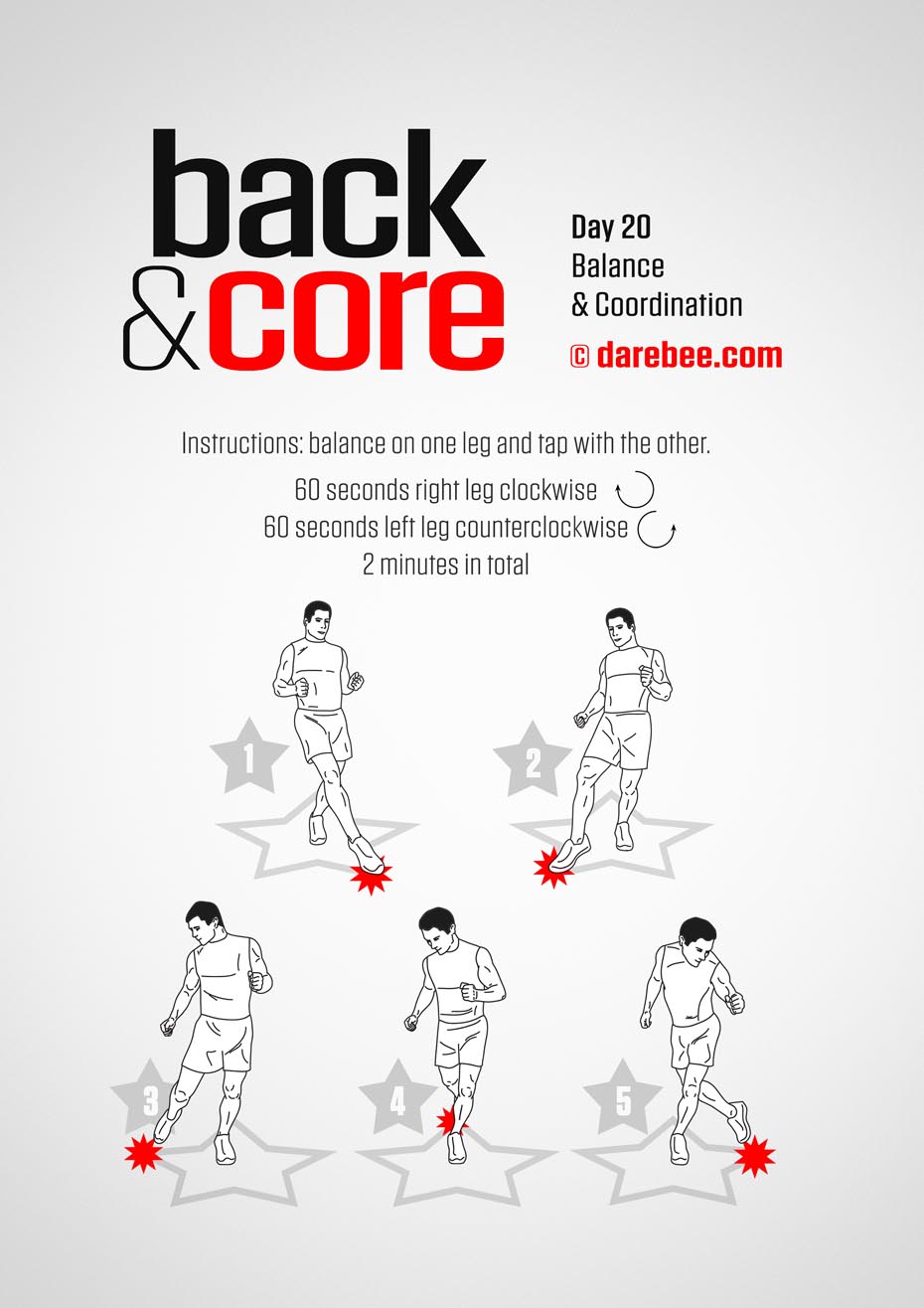 Back and Core - 30 Day Program by DAREBEE