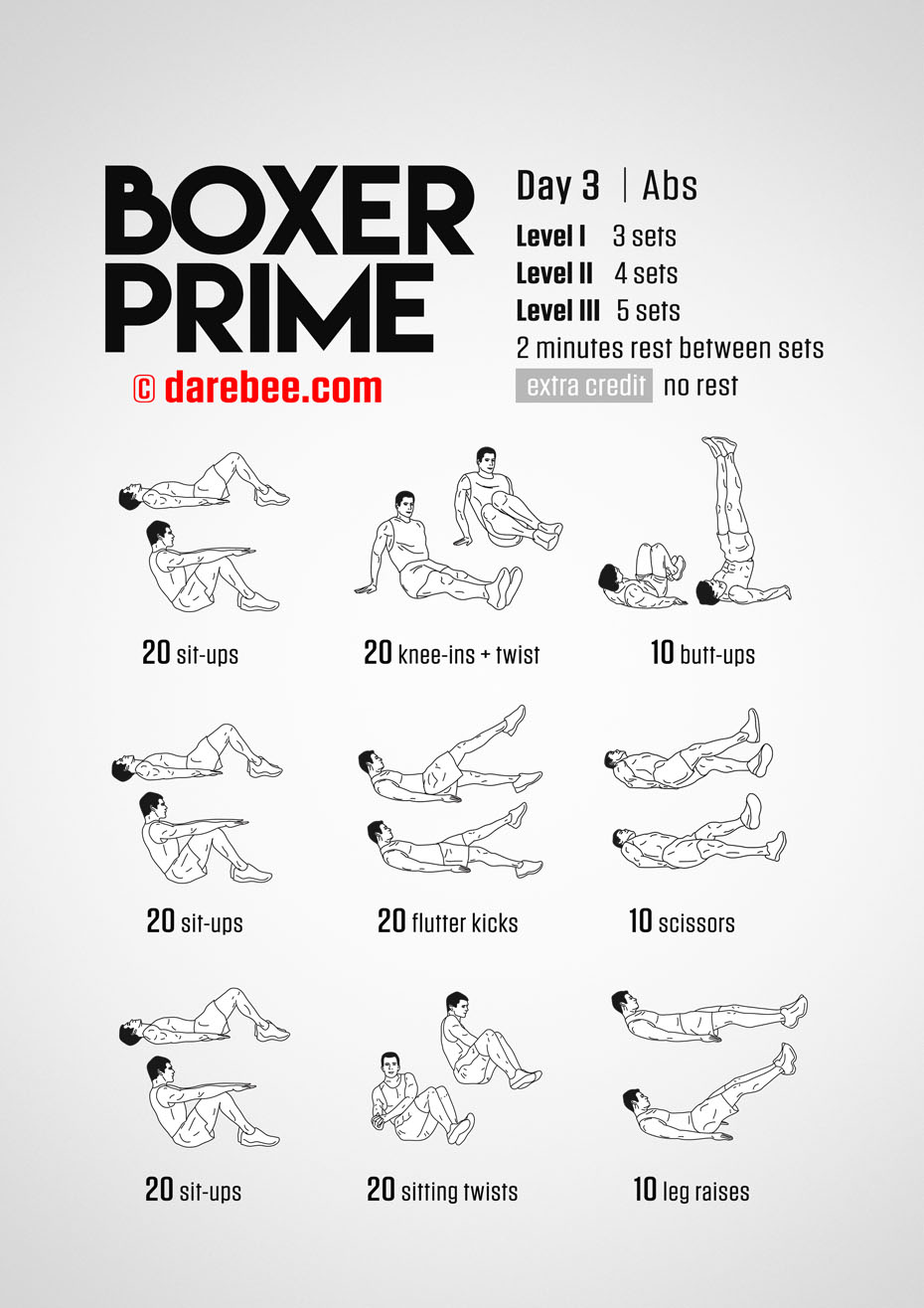 Boxer Prime: 30-Day Fitness Program