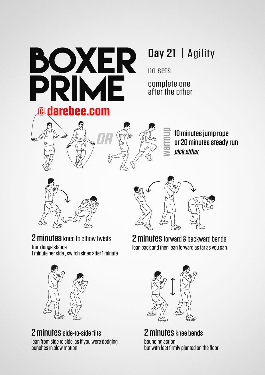 Boxer Prime: 30-Day Fitness Program