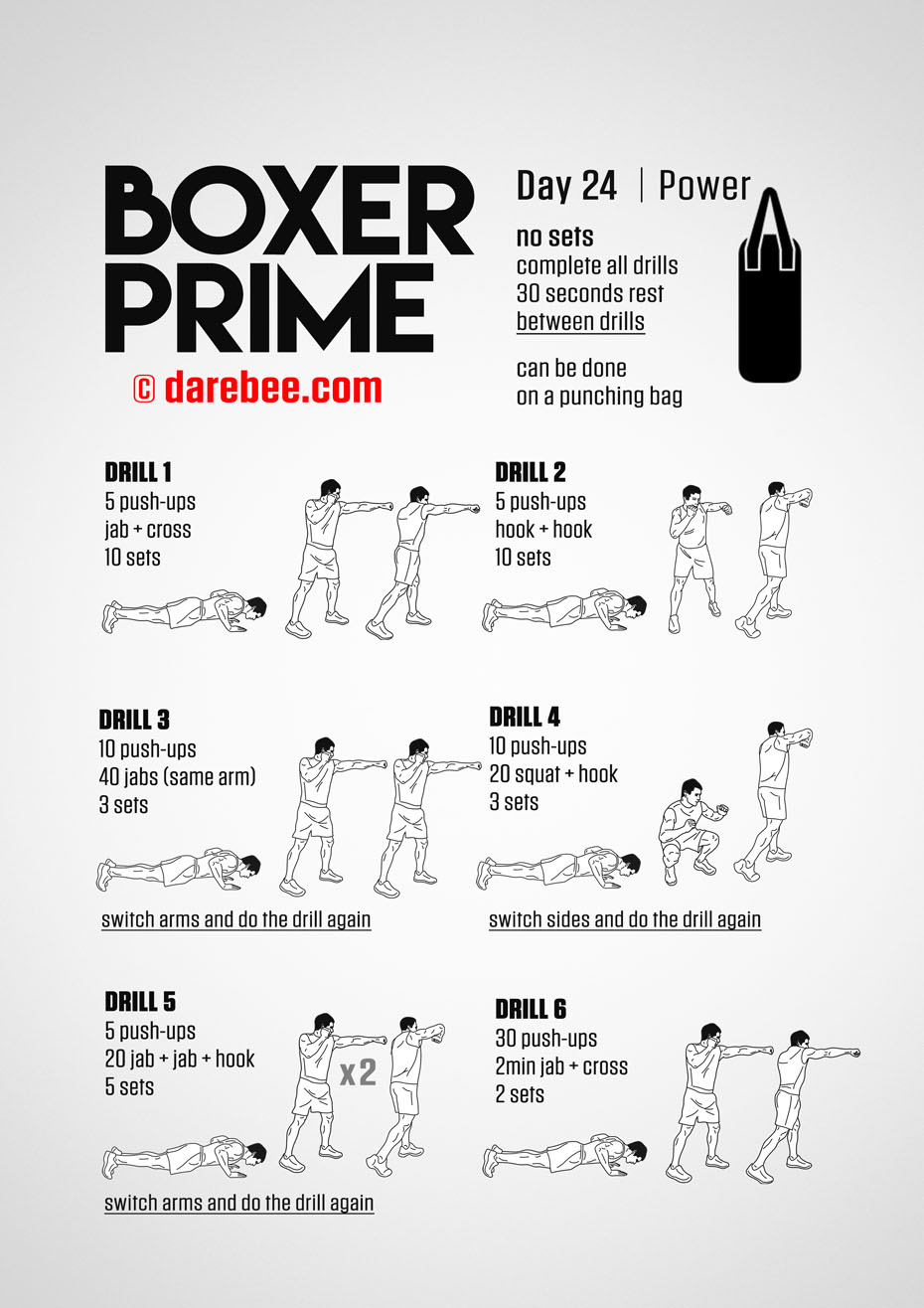 Boxer Prime: 30-Day Fitness Program