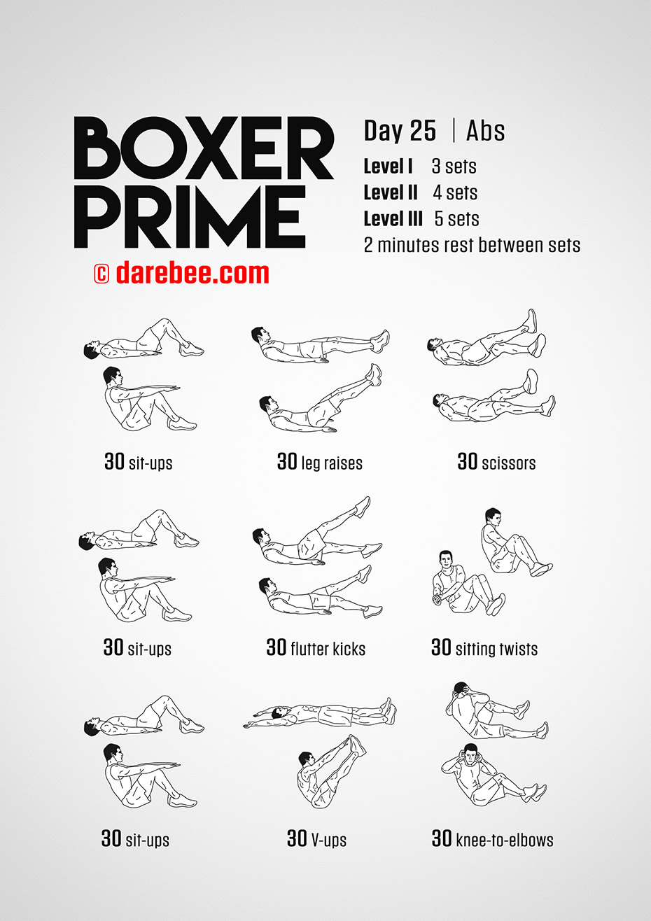 Boxer Prime: 30-Day Fitness Program