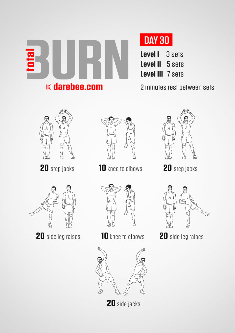 Total Burn - 30 Day At Home Cardio Program