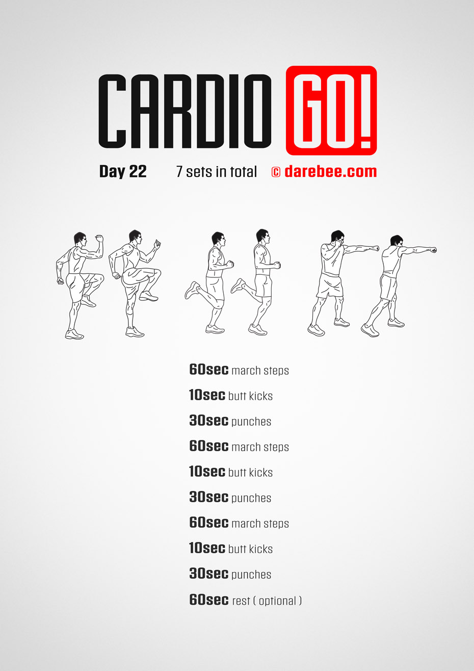 Cardio Go! - 30 Day Bodyweight Program