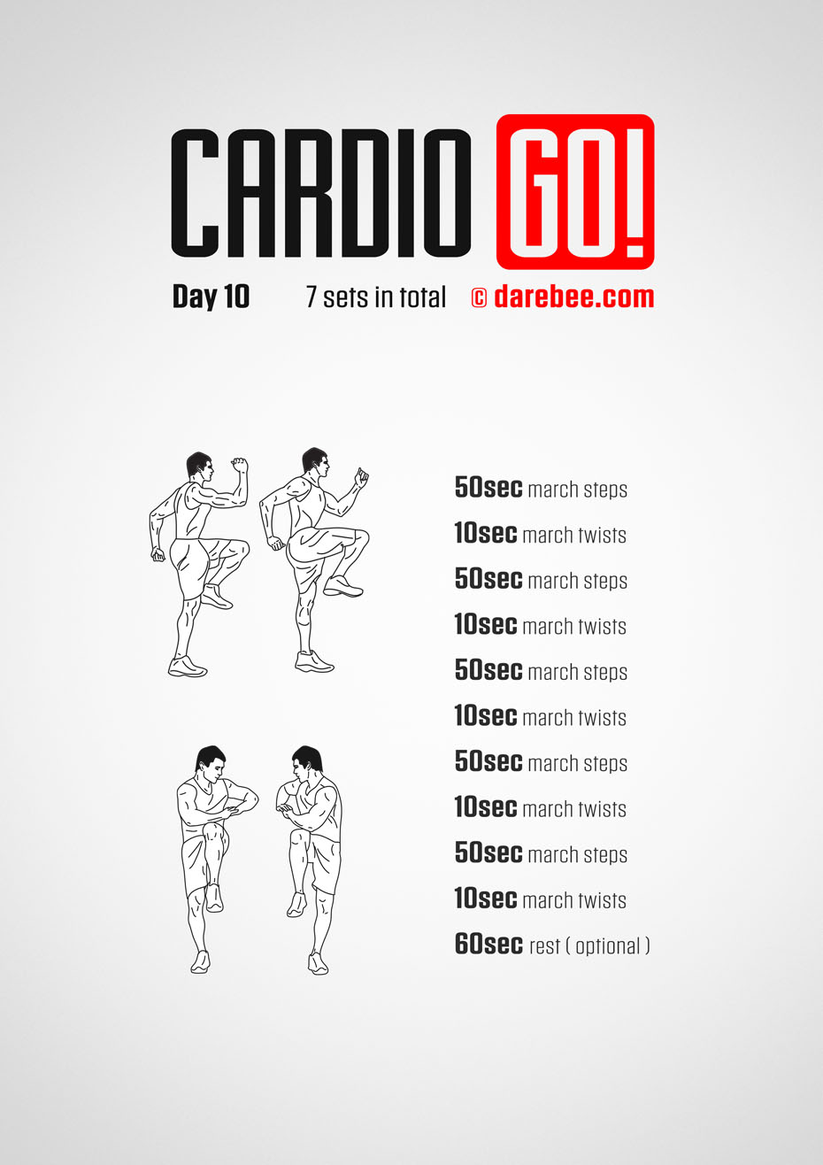 Cardio Go! - 30 Day Bodyweight Program