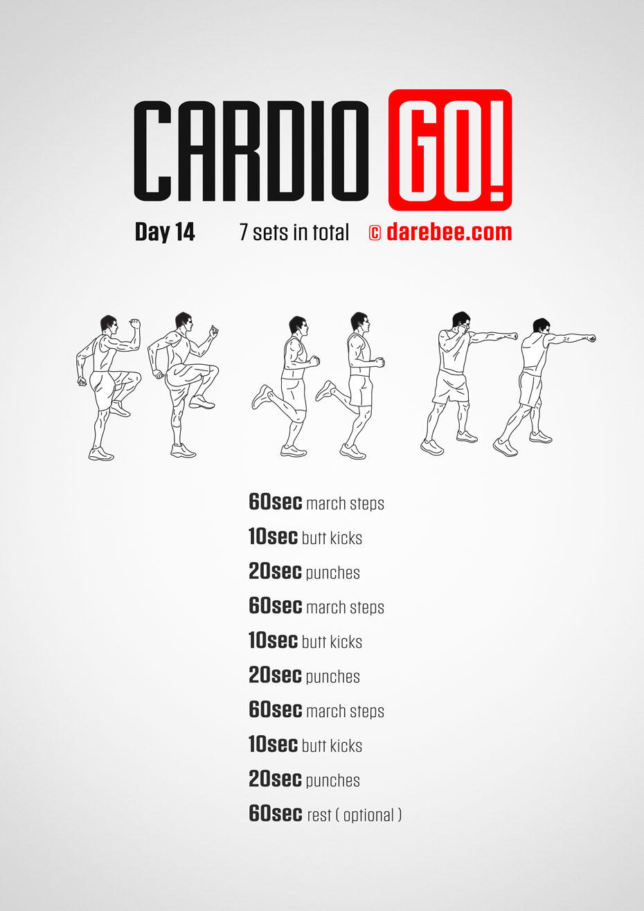 Cardio Go! - 30 Day Bodyweight Program