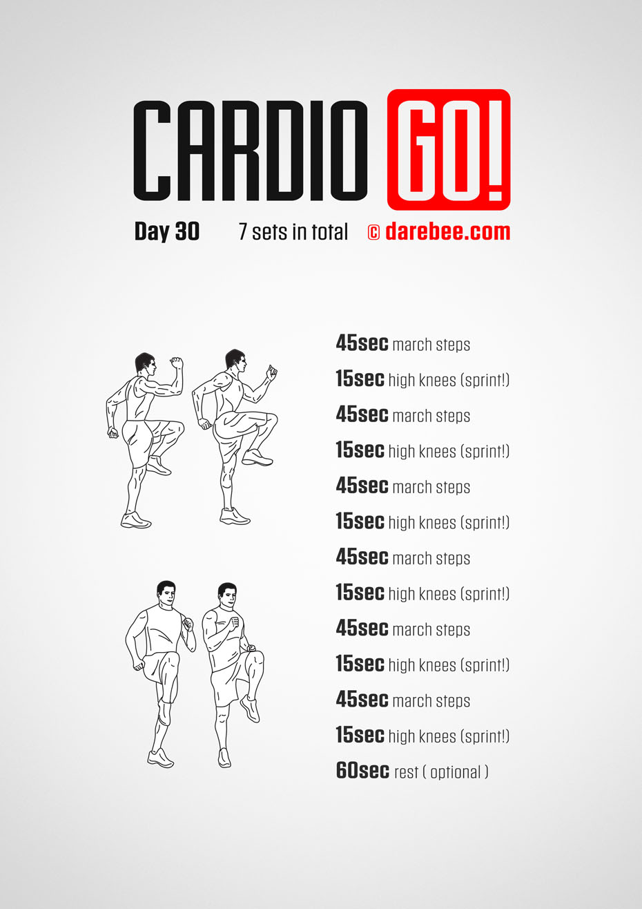 Cardio Go! - 30 Day Bodyweight Program