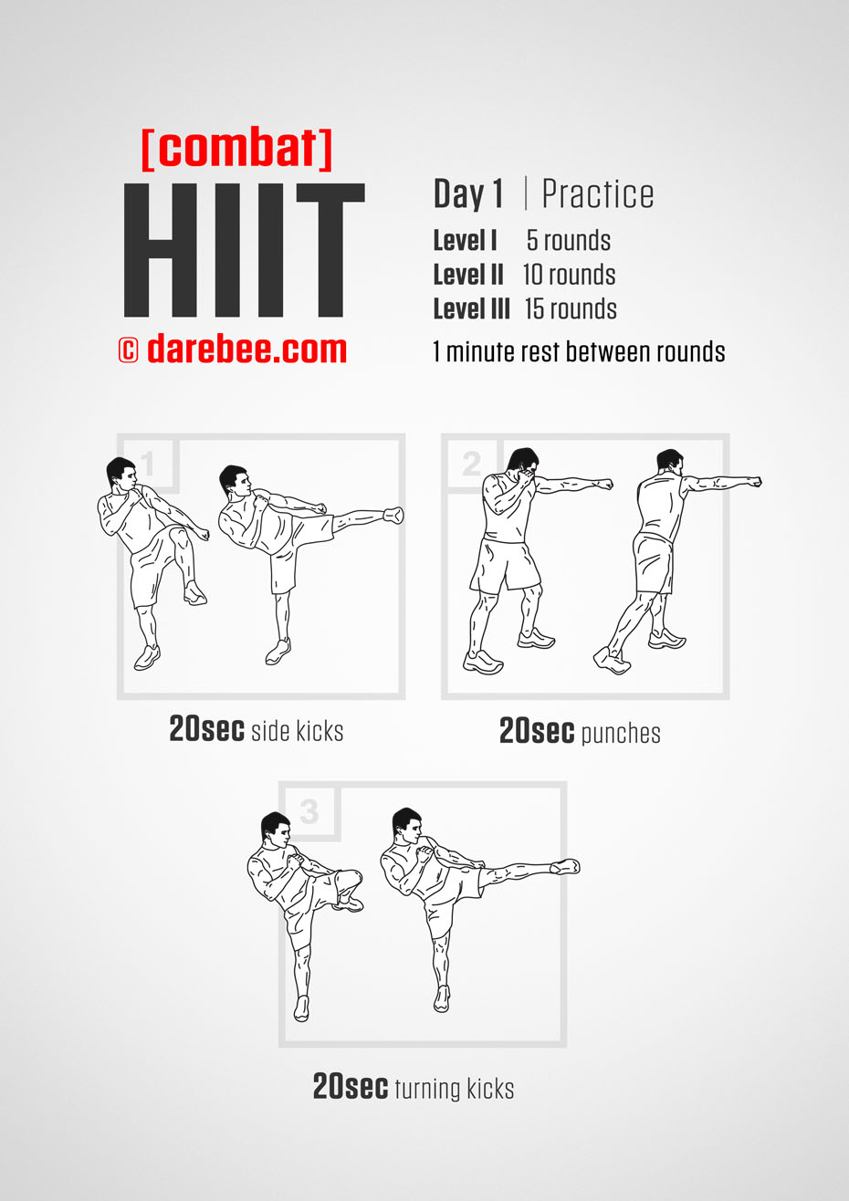 COMBAT HIIT by DAREBEE