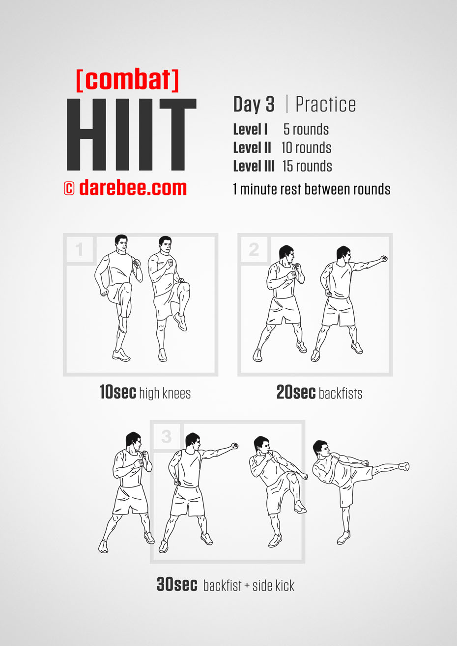 COMBAT HIIT by DAREBEE