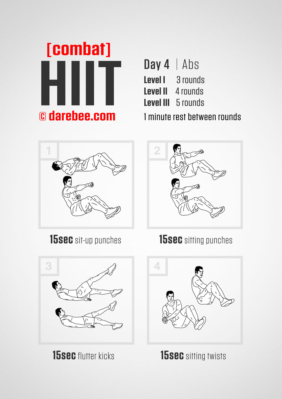 COMBAT HIIT by DAREBEE