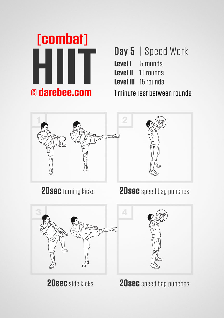 COMBAT HIIT by DAREBEE