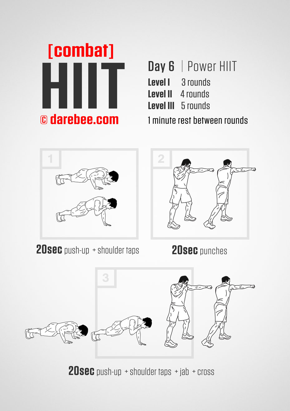 COMBAT HIIT by DAREBEE