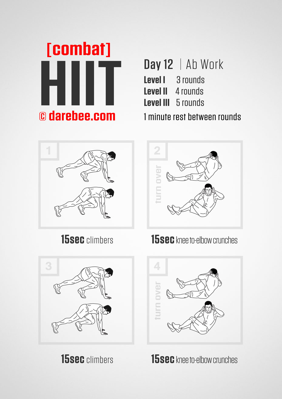 COMBAT HIIT by DAREBEE