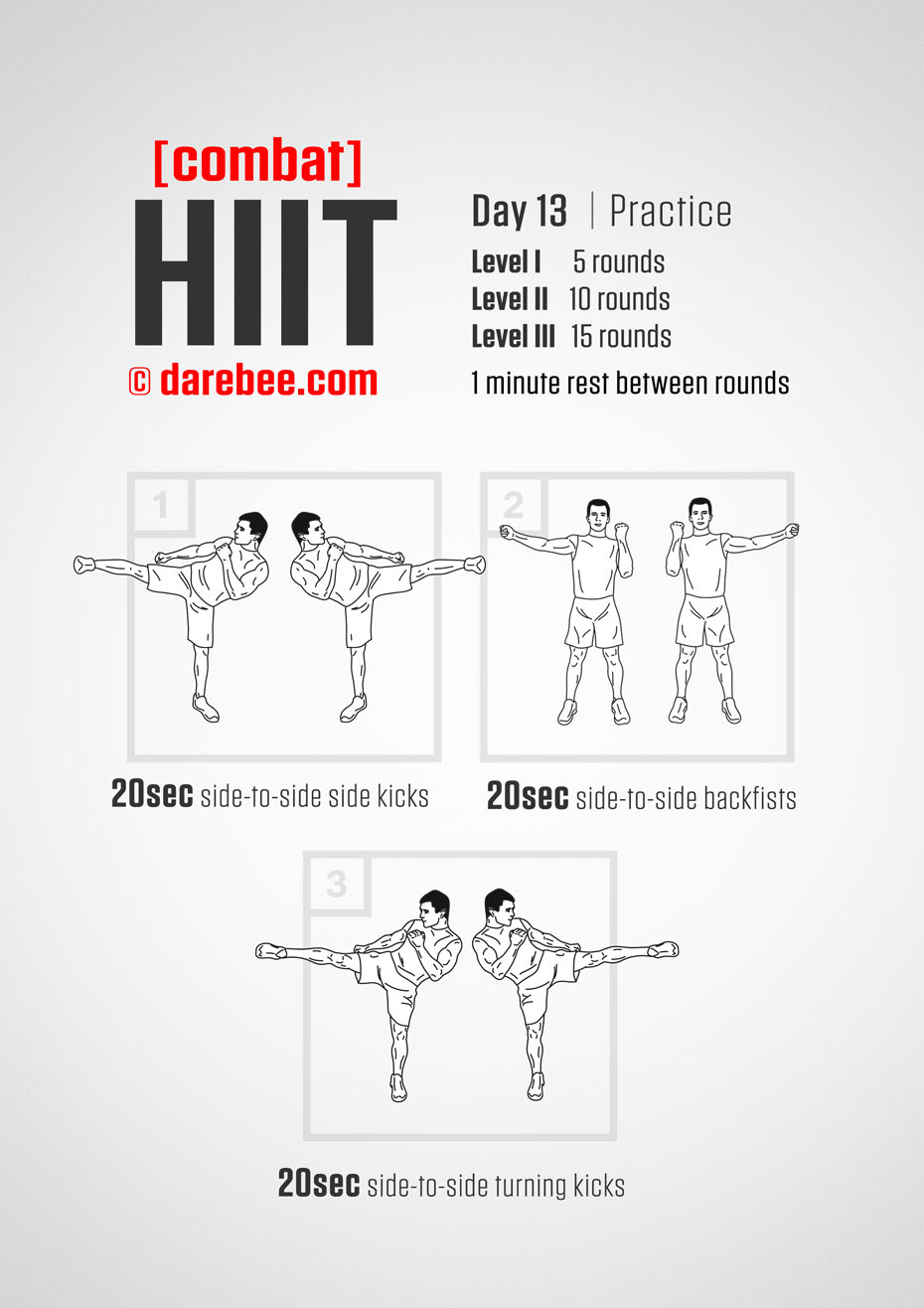 COMBAT HIIT by DAREBEE