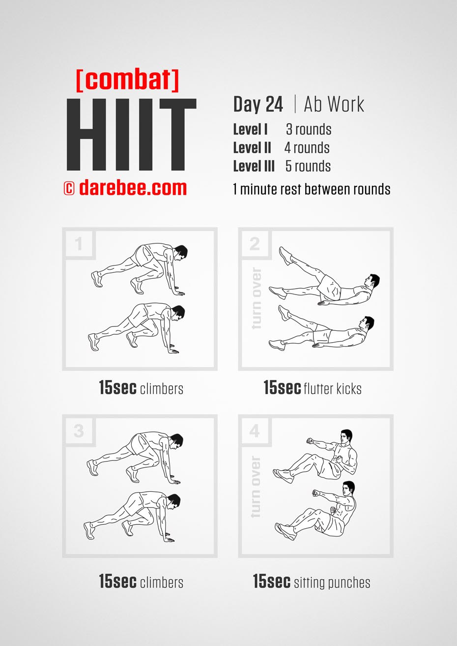 COMBAT HIIT by DAREBEE