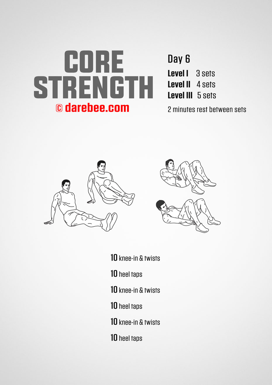 Core Strength - 30 Day Core Bodyweight Program