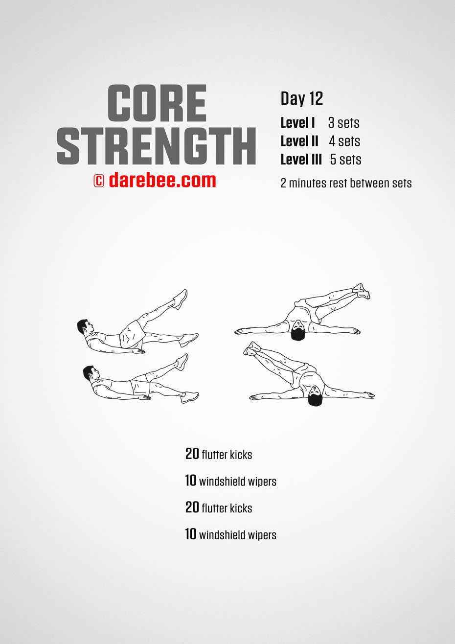 Core Strength - 30 Day Core Bodyweight Program