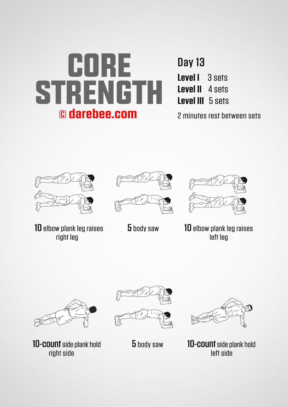 Core Strength - 30 Day Core Bodyweight Program